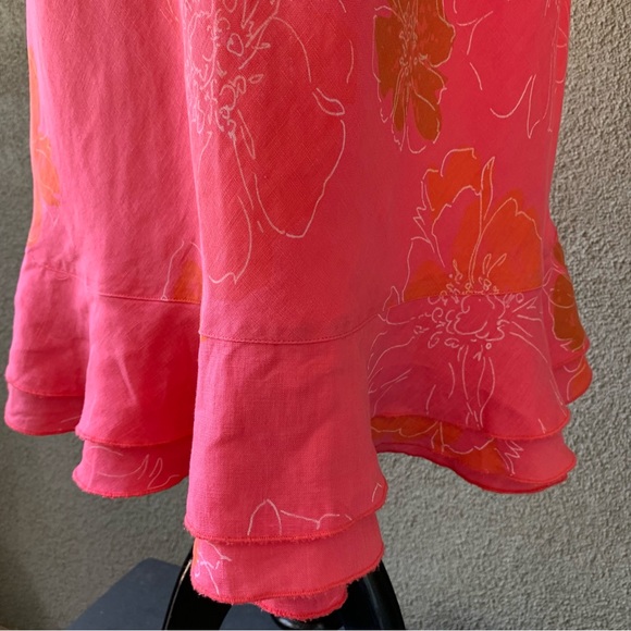 🔥5/$20🔥 “Erin” Linen Blouse and Skirt Set size 8 and 12 - Picture 10 of 13